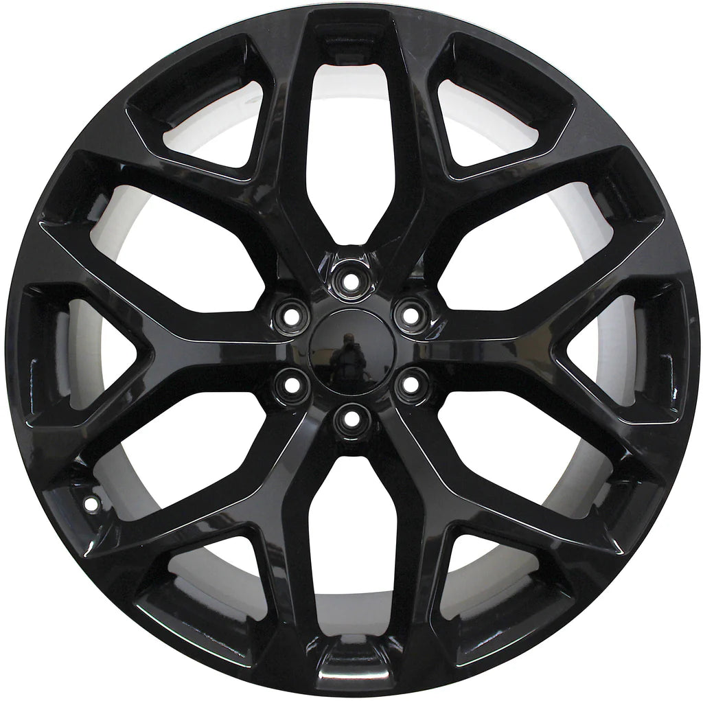 ELITE CUSTOM RIMS - GMC/CHEVY RIMS SIERRA DENALI YUKON TAHOE SUBURBAN AVALANCH LTZ SNOWFLAKE WHEELS
