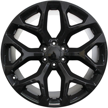 ELITE CUSTOM RIMS - GMC/CHEVY RIMS SIERRA DENALI YUKON TAHOE SUBURBAN AVALANCH LTZ SNOWFLAKE WHEELS