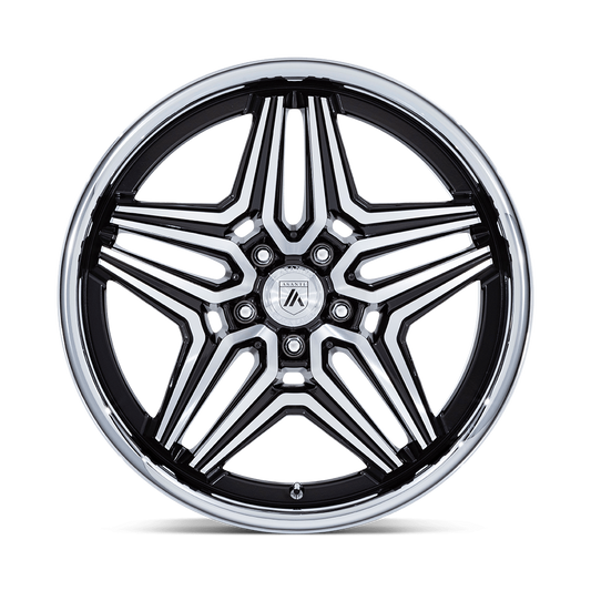 ASANTI WHEELS DUKE - Gloss Black Machined | Sleek, Modern Wheels Engineered for a Striking Appearance and Superior Handling Performance