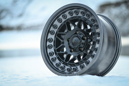 BLACK RHINO - Alpha BR008 Matte Black / Gunmetal Lip