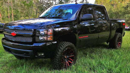 MOTO METAL WHEELS MO978 RAZOR SATIN BLACK MACHINED WITH RED INSERT OFF-ROAD RIMS