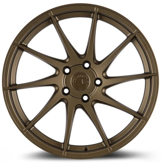 AODHAN WHEELS AH09 (SPF) - Matte Bronze | Lightweight Flow Forged Performance Wheels for Sport, Tuner & Luxury Cars