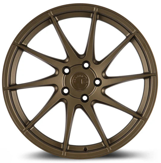 AODHAN WHEELS AH09 (SPF) - Matte Bronze | Lightweight Flow Forged Performance Wheels for Sport, Tuner & Luxury Cars