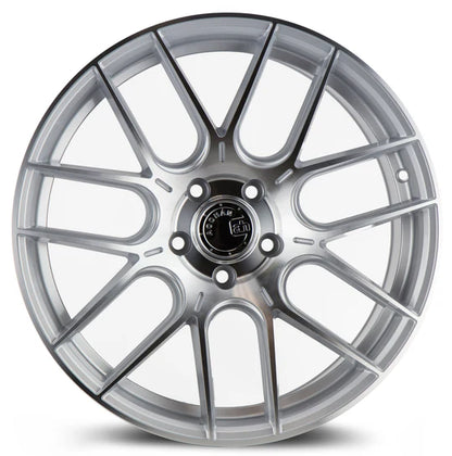 AODHAN WHEELS AH-X (SPX) - Gloss Silver Machine Face | Modern, Eye-Catching Wheels Engineered for a Blend of Style and Performance