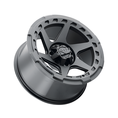 BLAQUE DIAMOND WHEELS - BD-O728 Matte Textured Black