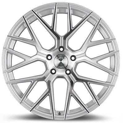 AODHAN WHEELS AFF9 - Gloss Silver Machined Face | Sleek, High-Performance Wheels Engineered for a Brilliant Finish and Enhanced Driving Dynamics